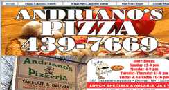 Desktop Screenshot of andrianospizza.com